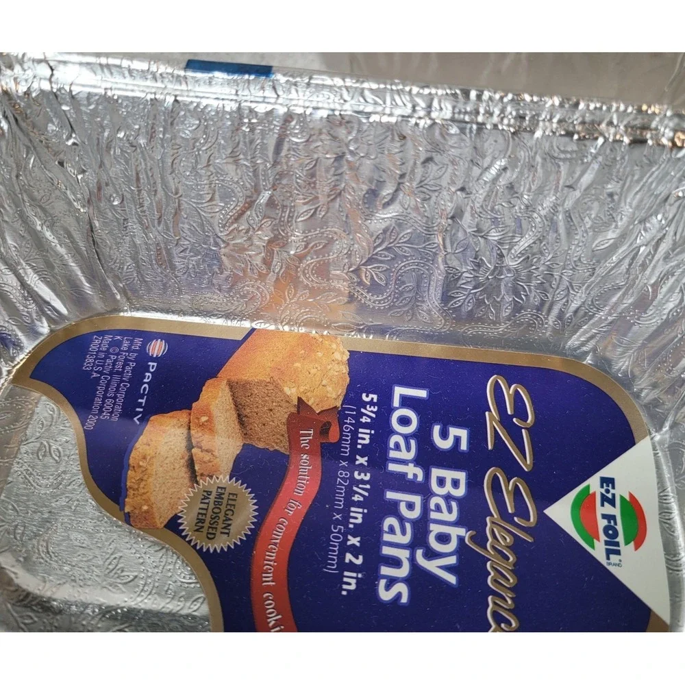 Lot of 25 EZ Foil Small Baby Loaf Pans 8